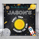 Aperturee - Aperturee First Trip Around The Sun Custom Birthday Backdrop